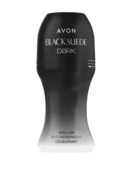 Дезодорант-антиперспирант с шариковым аппликатором Avon Black Suede Dark для мужчин, 50 мл