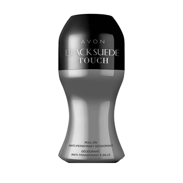 Дезодорант-антиперспирант с шариковым аппликатором Avon Black Suede Touch для мужчин, 50 мл