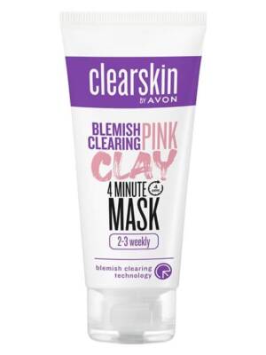 Розовая глиняная маска для лица «Для проблемной кожи», 75мл