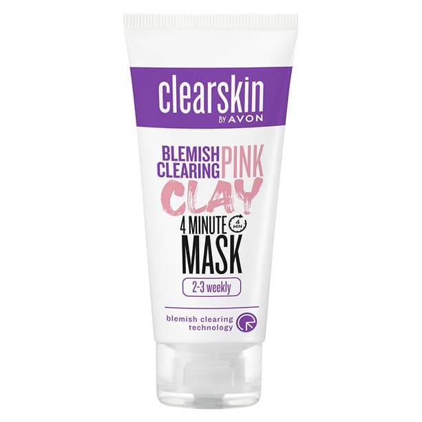 Розовая глиняная маска для лица «Для проблемной кожи», 75мл