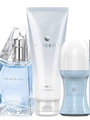 Набір Perceive: парфуми 50мл, 10мл, лосьйон, дезодорант